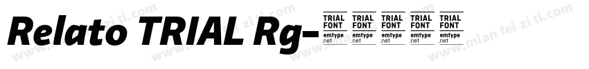 Relato TRIAL Rg字体转换